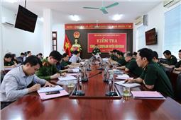 Hội đồng giáo dục quốc phòng và an ninh Quân khu làm việc tại tỉnh Lạng Sơn